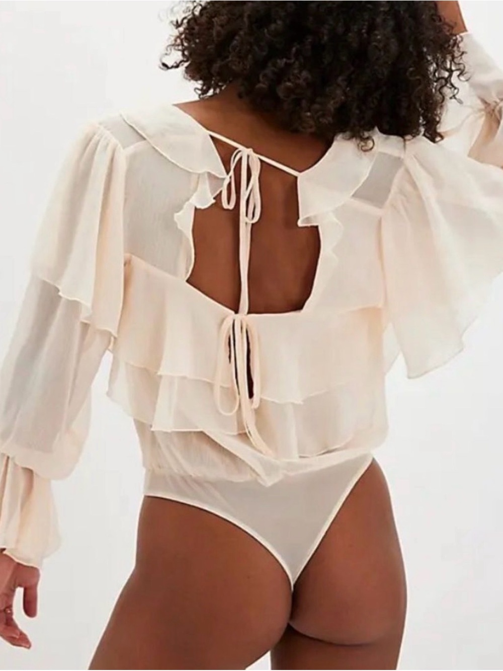 Free People “Give Me Drama” Bodysuit - Picture 2 of 2